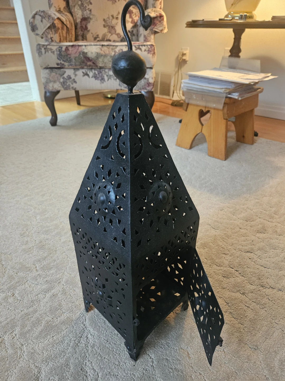 Black Decorative Lantern - photo 5