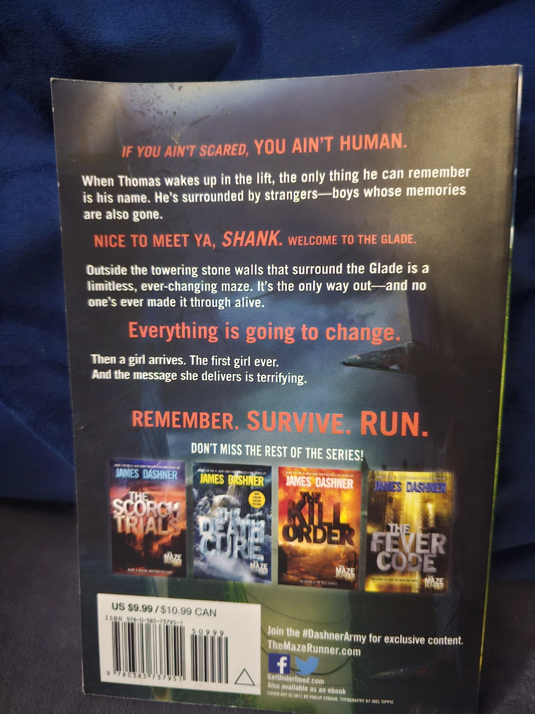The Maze Runner by James Dashner Book 1 - photo 2