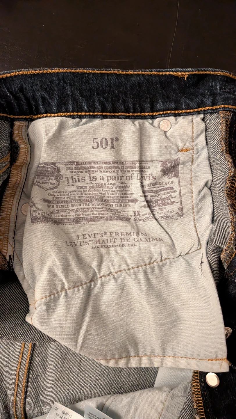 Vintage Levi's 501 Premium Dark Wash Denim Shorts - photo 4