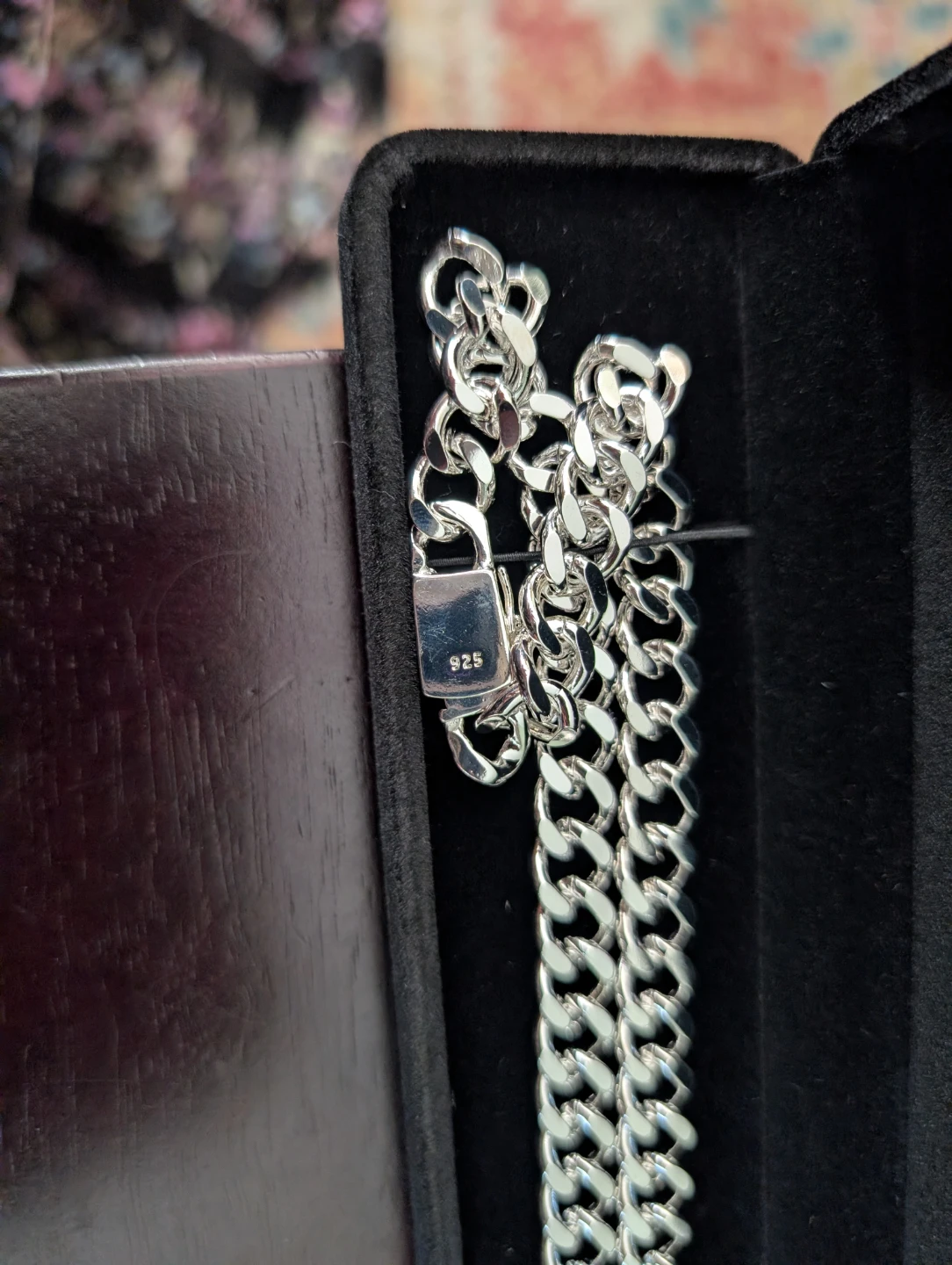Silver Chain Necklace & Bracelet Set S925 - photo 2