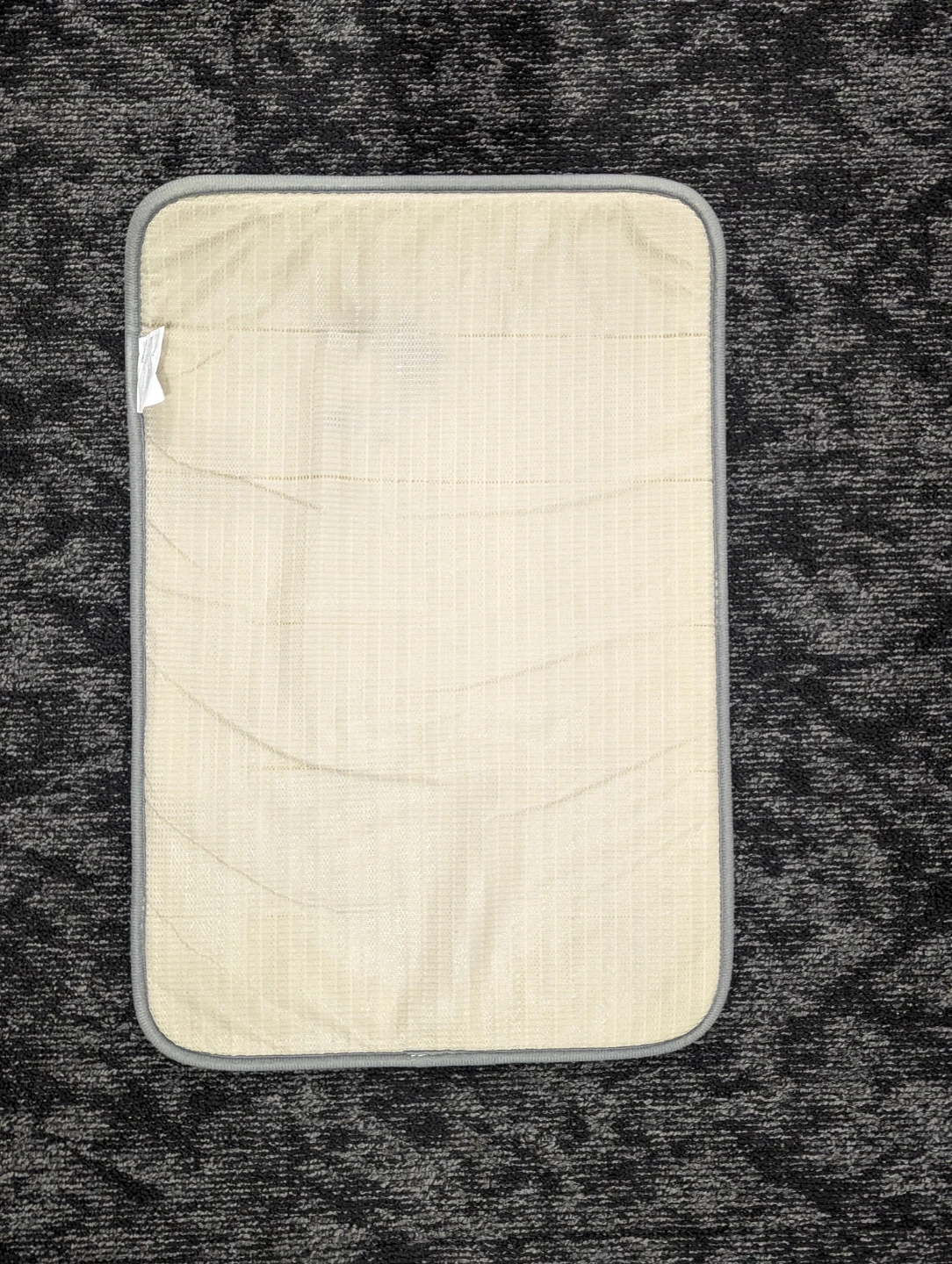 Set of 2 Grey Door Mats 23" x 16" - photo 4