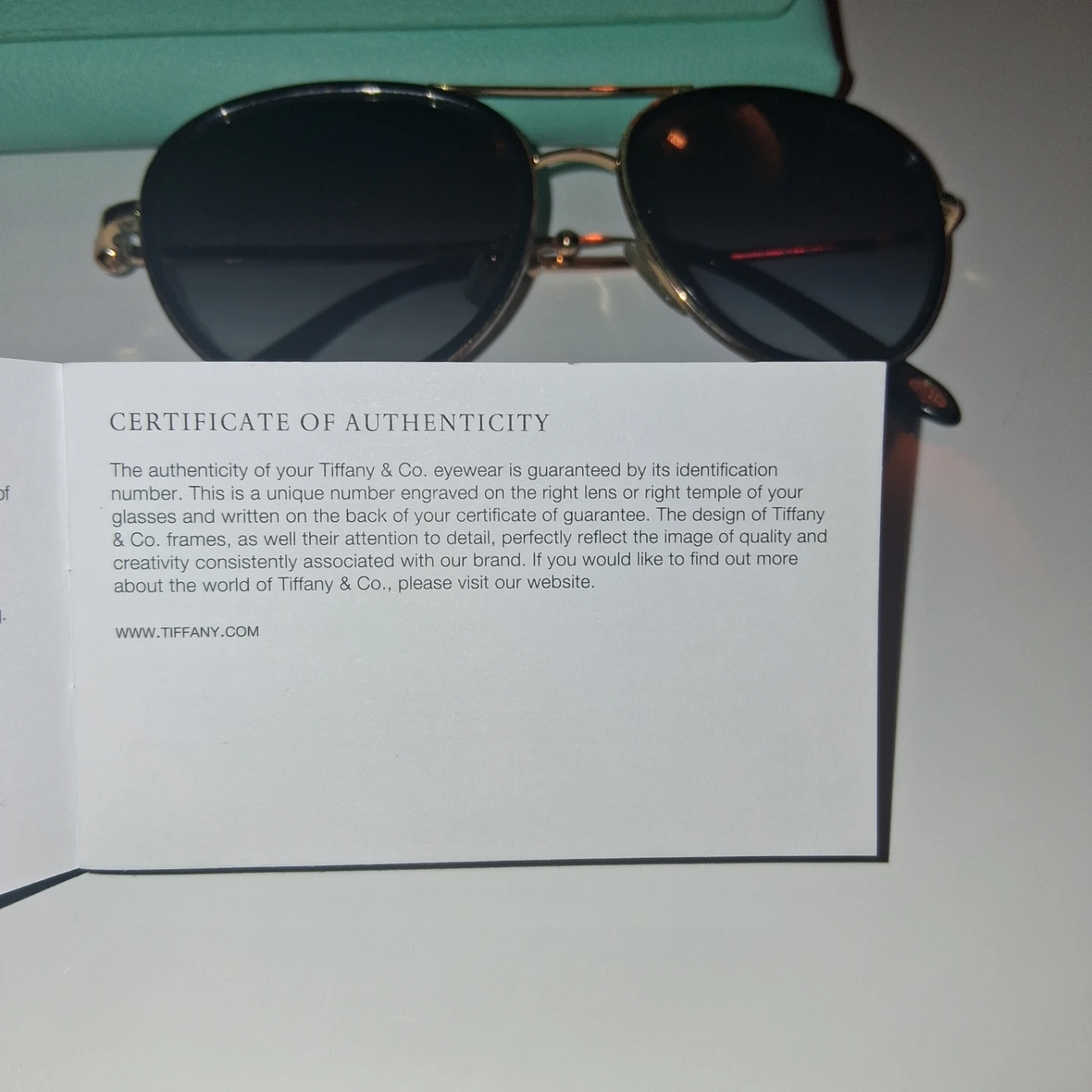 Tiffany & Co. Aviator Sunglasses - photo 3