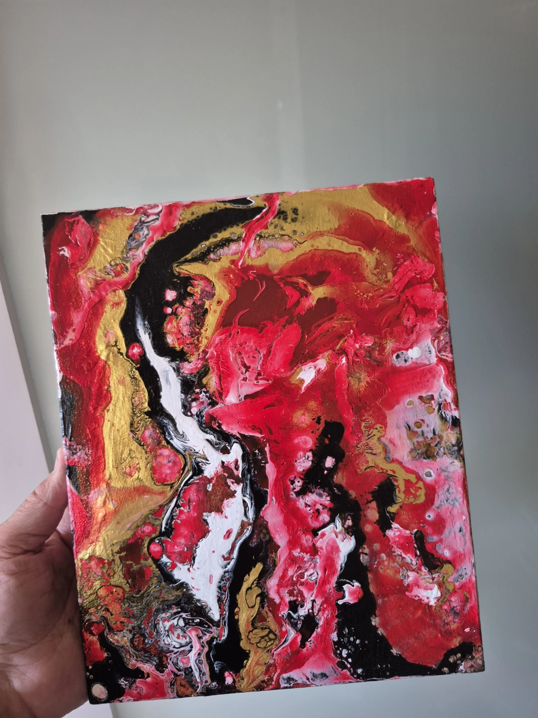 Original Acrylic Pour Painting - photo 2