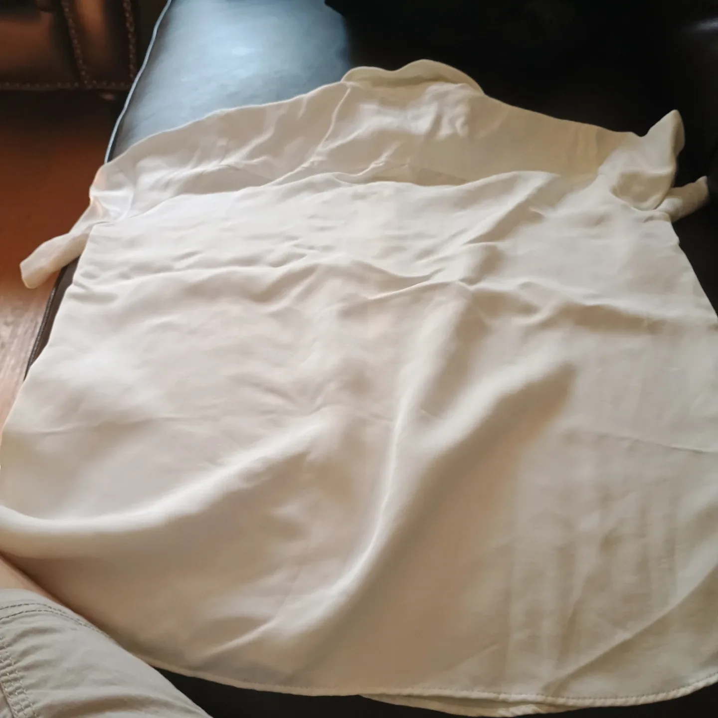 White Zara Button-Up Shirt - photo 4