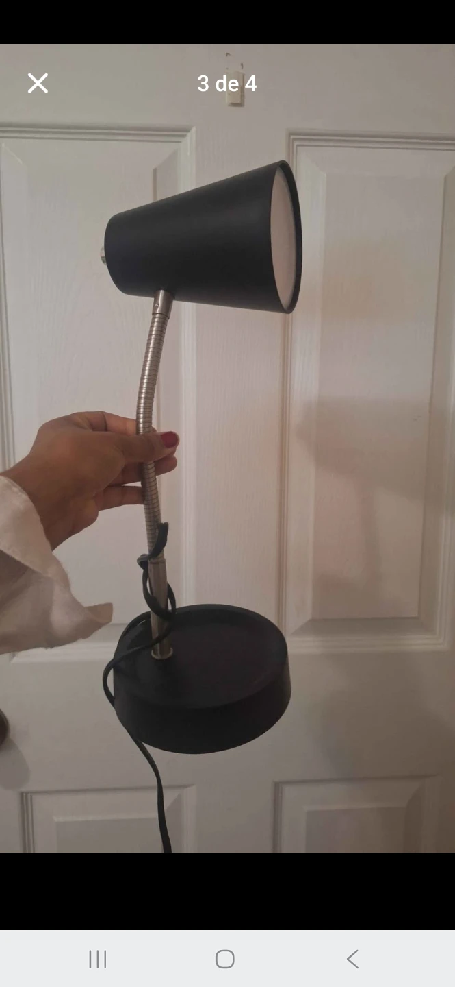 Black Adjustable Gooseneck Desk Lamp