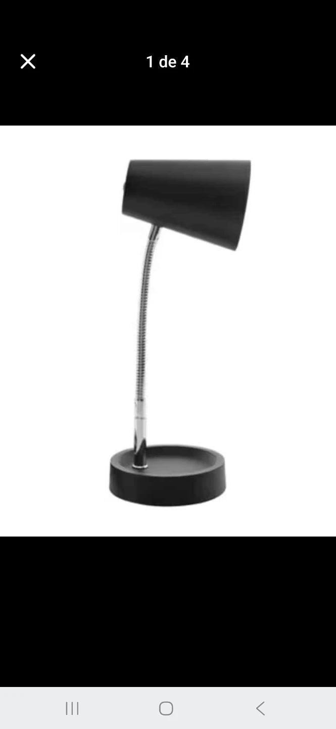 Black Adjustable Gooseneck Desk Lamp - photo 2