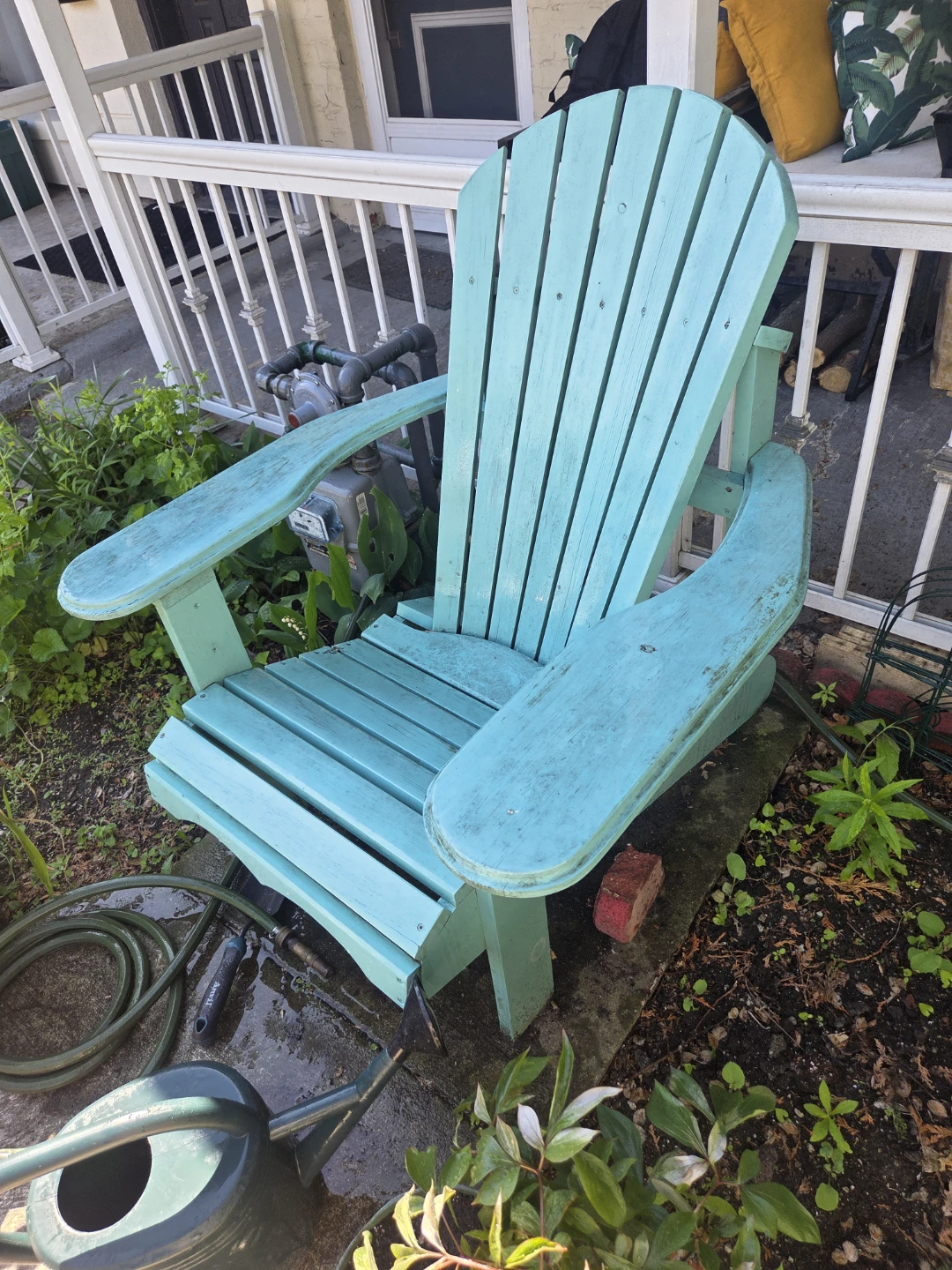 Painted Muskoka chair with spare paint - photo 2