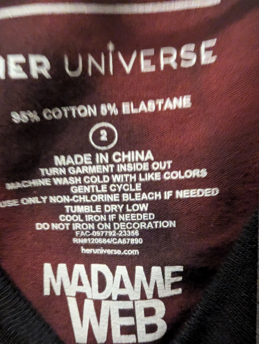 Marvel Madame Web Tie-Dye T-Shirt - photo 2