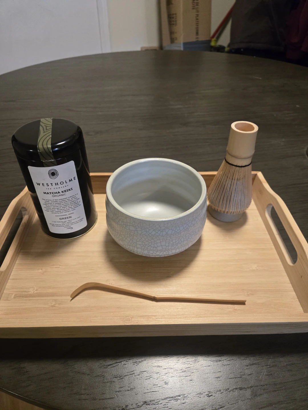 Matcha set with half can of Keiki Matcha
