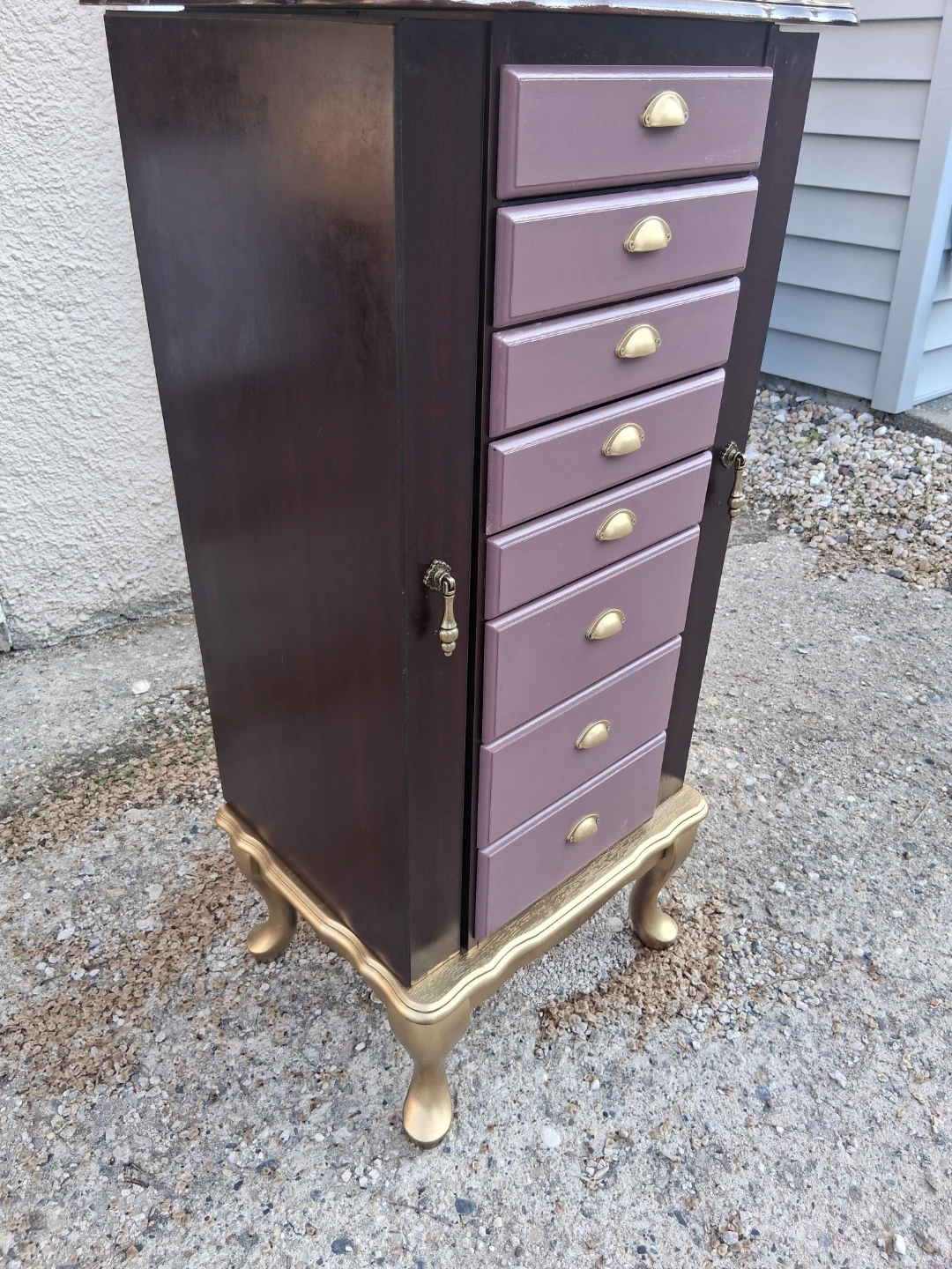 Tall Jewellery Cabinet with Drawers - photo 2