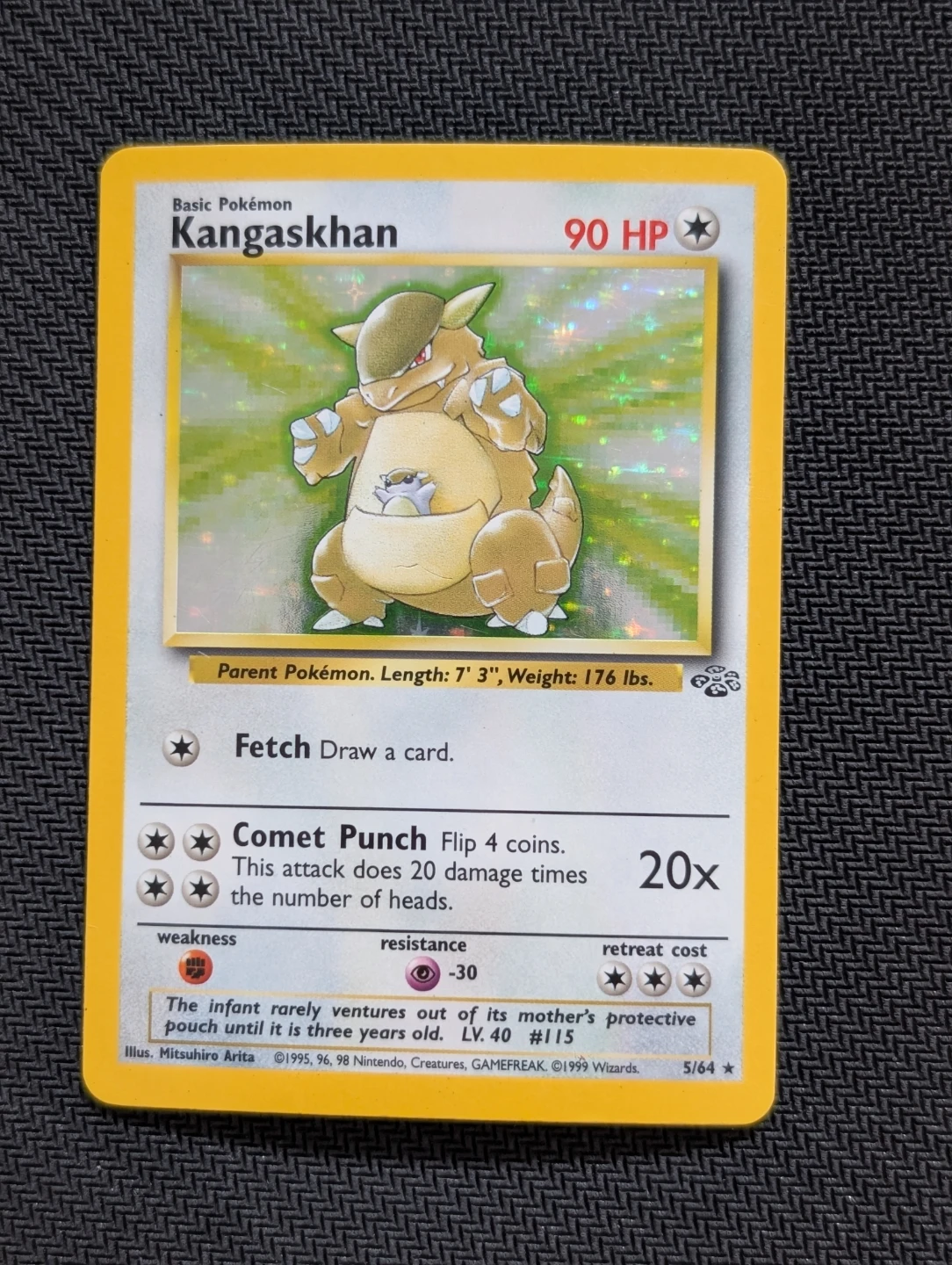 Kangaskhan Jungle Holo 5/64 - Pokemon