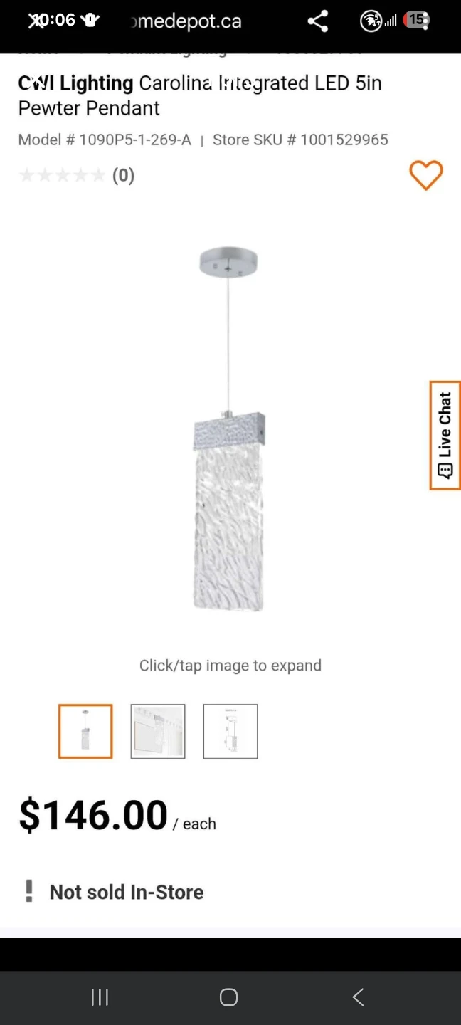 CWI Lighting Carolina Integrated LED 5in Pewter Pendant