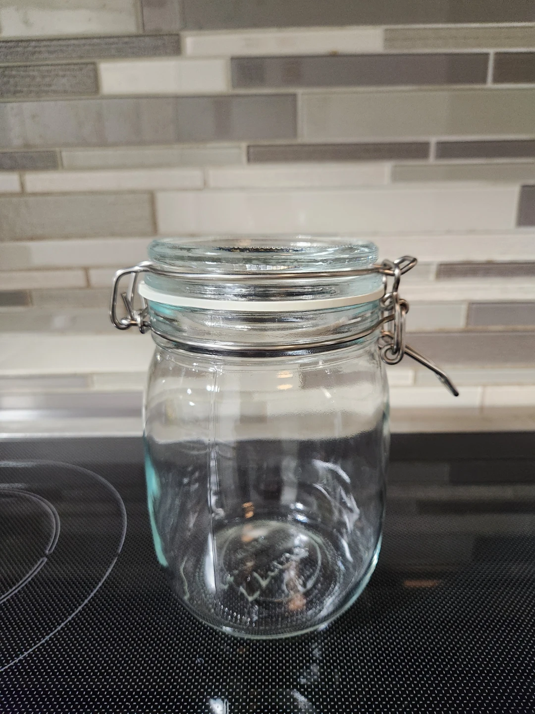 Glass Swing Top Jar - photo 2