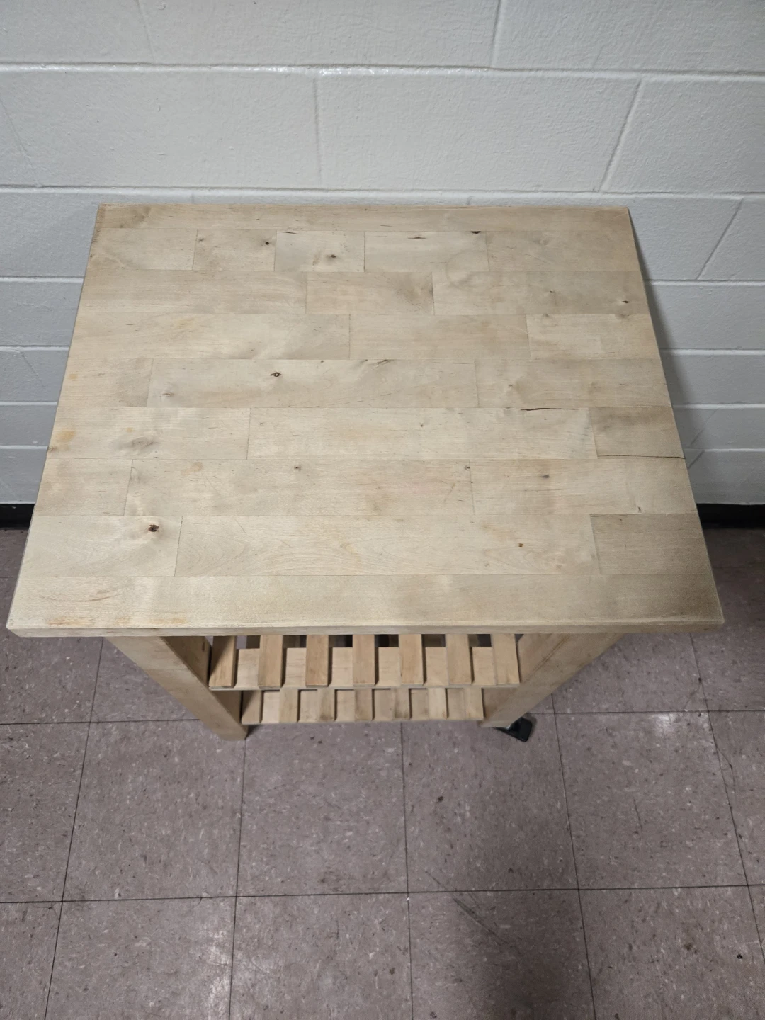 IKEA BEKVÄM Solid Beech Wood Kitchen Cart on Wheels - photo 4