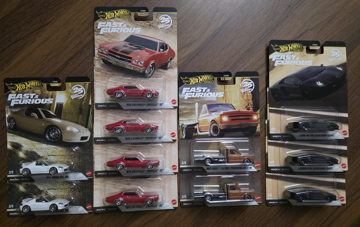 Hot Wheels Fast & Furious Premium Die-cast Cars
