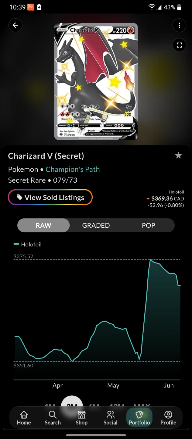Charizard V Secret Rare - Champions Path - photo 3