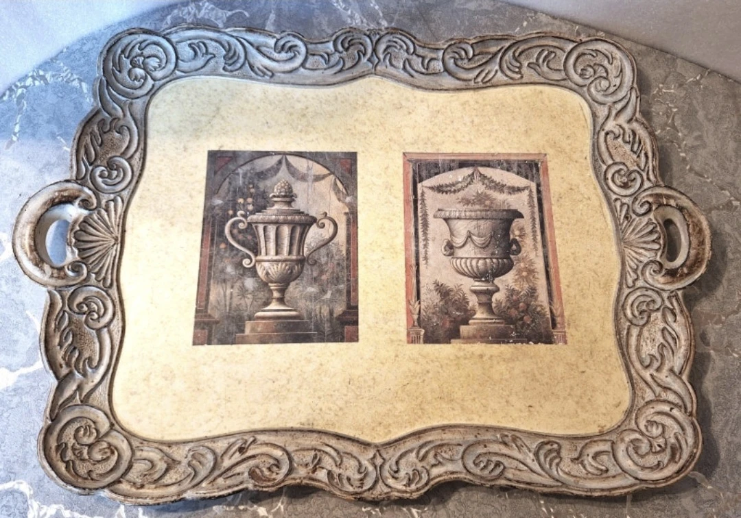 Sezzatini Hand Painted Tray Made in Italy