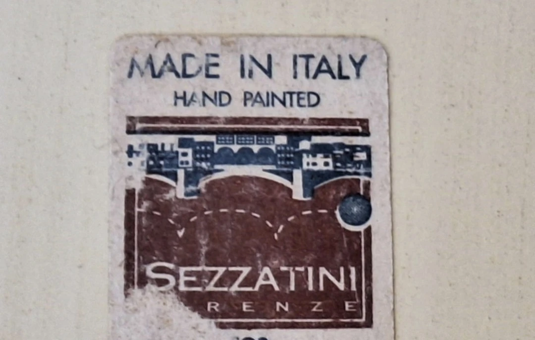 Sezzatini Hand Painted Tray Made in Italy - photo 3