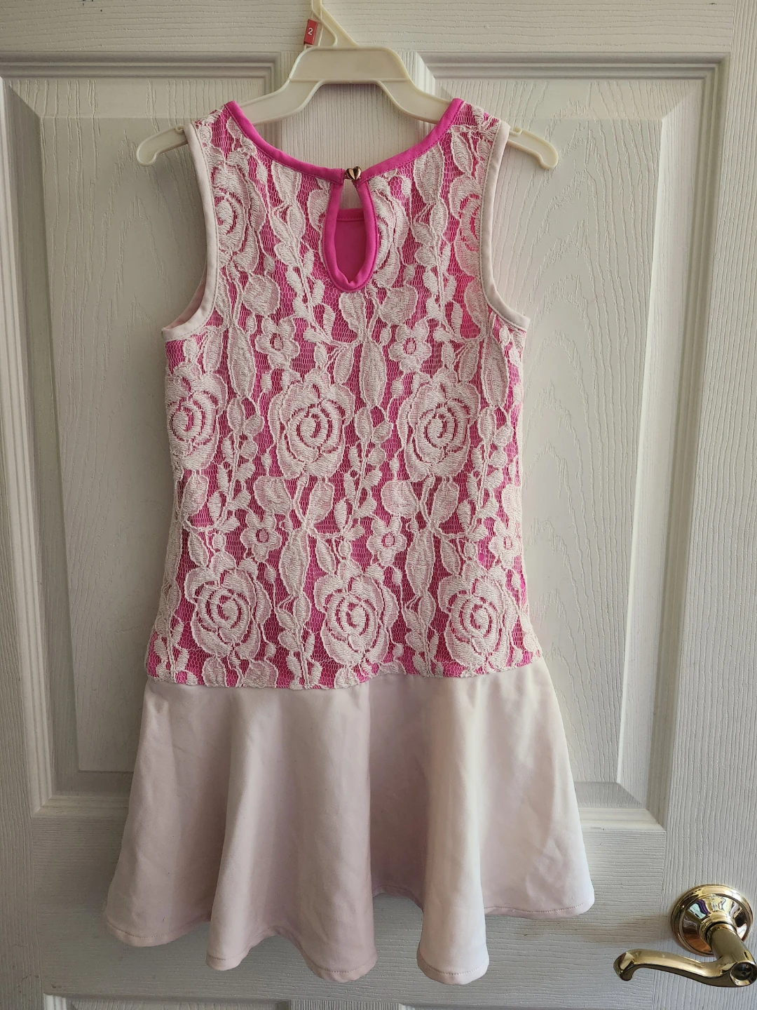 Ted Baker Floral lace overlay drop waist girl dress - photo 2
