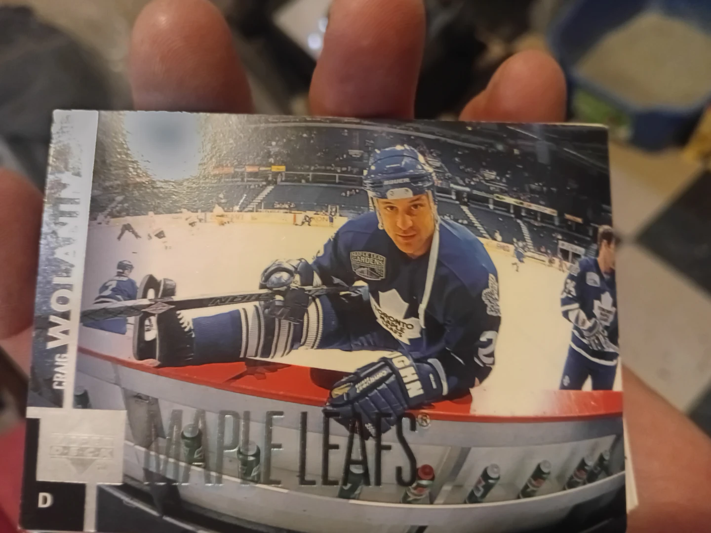 Craig Wolanin Maple Leafs Hockey Card - photo 3
