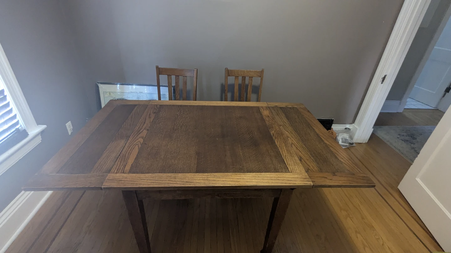 Antique Arts & Crafts/Mission Style Dining Room set - photo 2