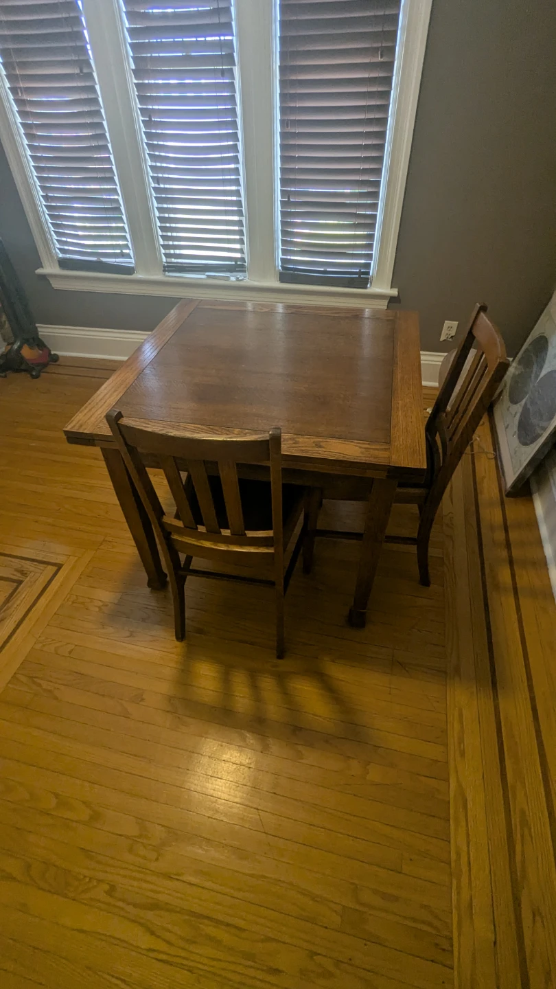 Antique Arts & Crafts/Mission Style Dining Room set - photo 3