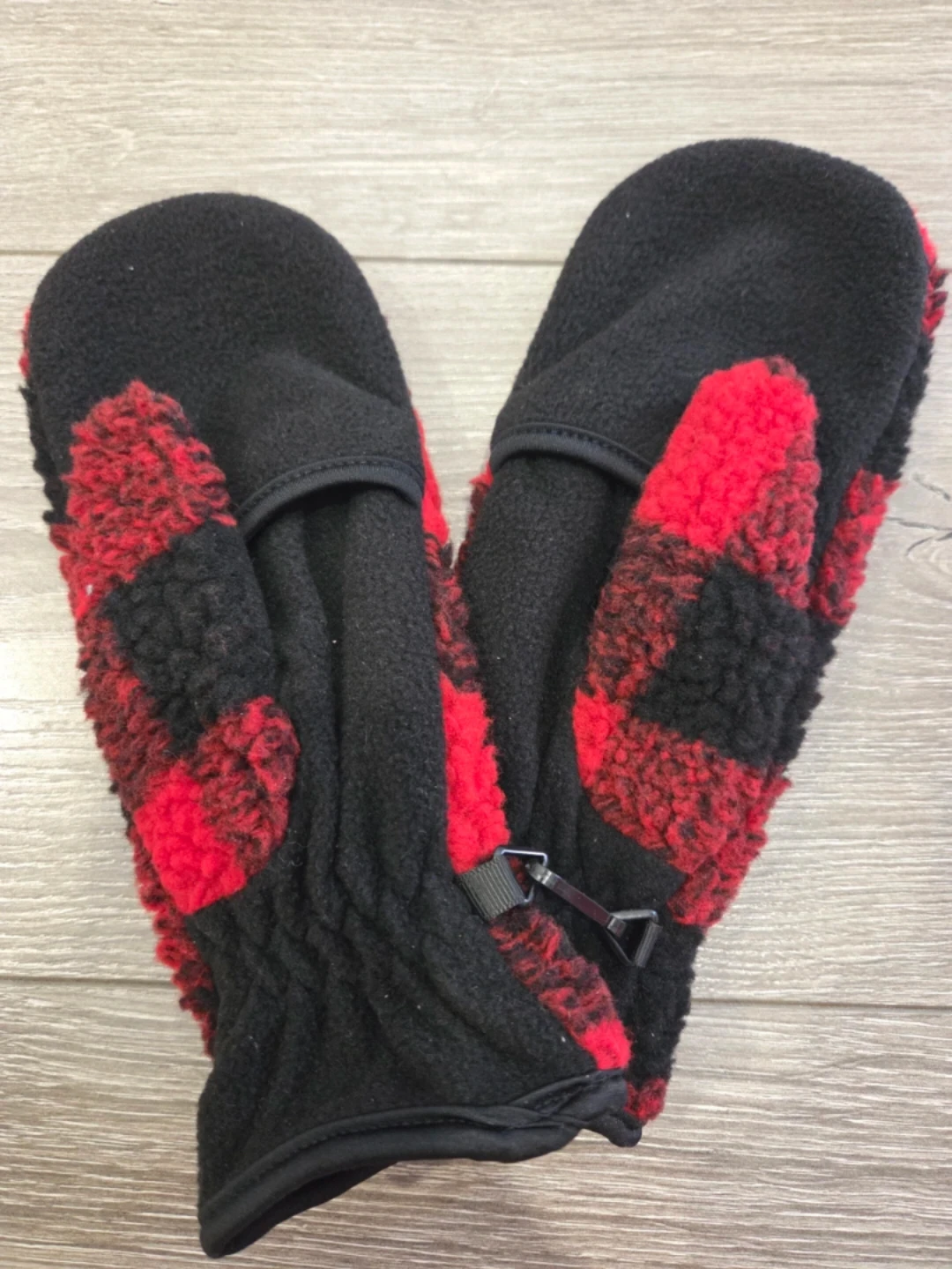 Buffalo Plaid Fleece Mittens - photo 2