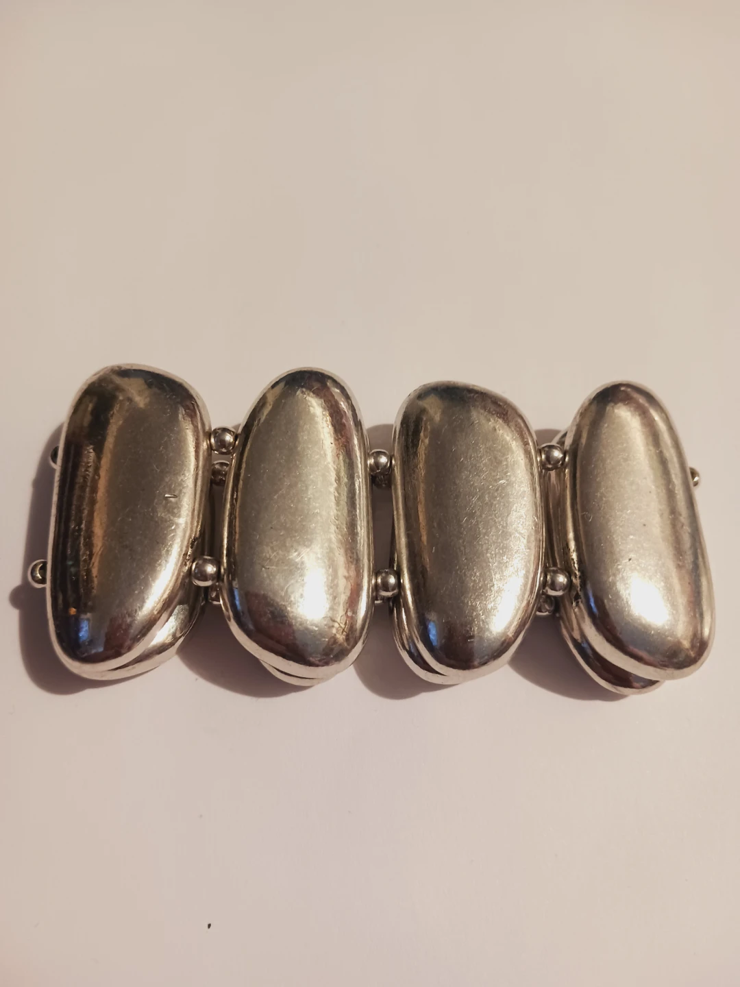 New !!! Silver Tone Beaded Bracelet - photo 2