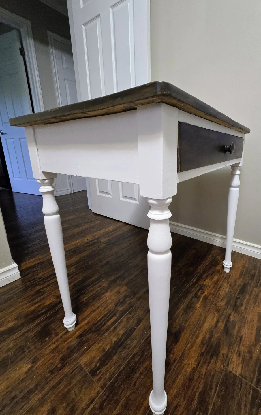 Small Accent Table with Drawer - photo 3