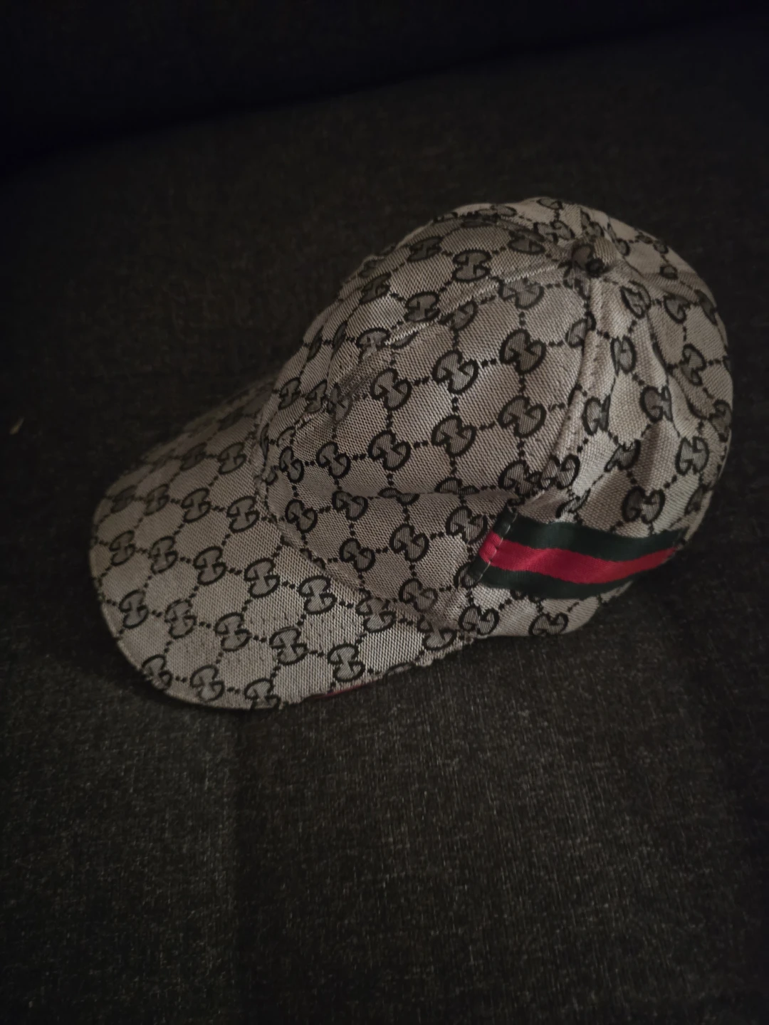 GG Inspired Monogram Baseball Cap size S