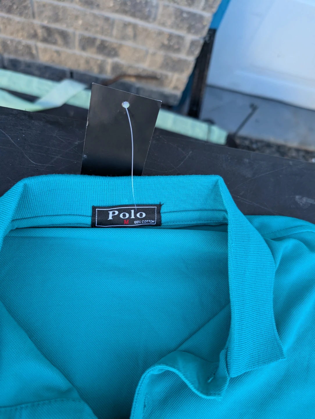 Polo Ralph Lauren Men's Blue Polo Shirt - Size Medium