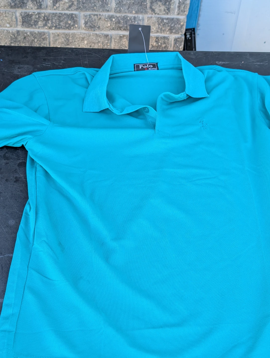 Polo Ralph Lauren Men's Blue Polo Shirt - Size Medium - photo 2