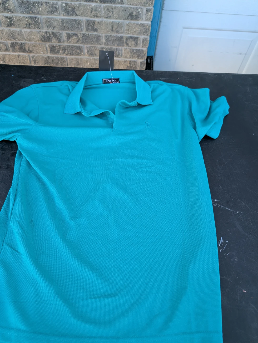 Polo Ralph Lauren Men's Blue Polo Shirt - Size Medium - photo 4