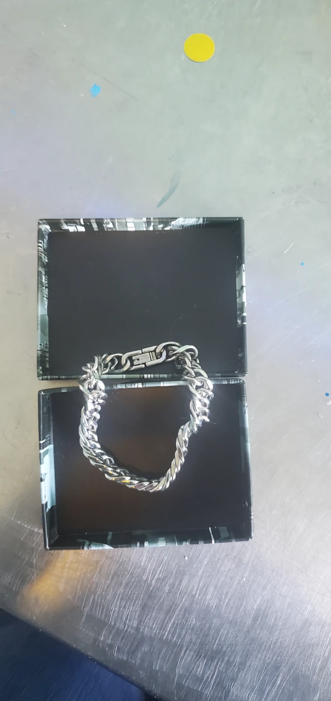 Silver Chain Bracelet in Box
