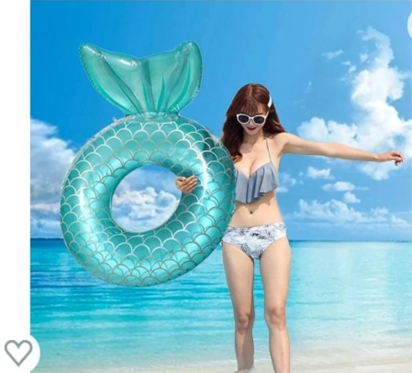Mermaid Tail Inflatable Swimming Ring