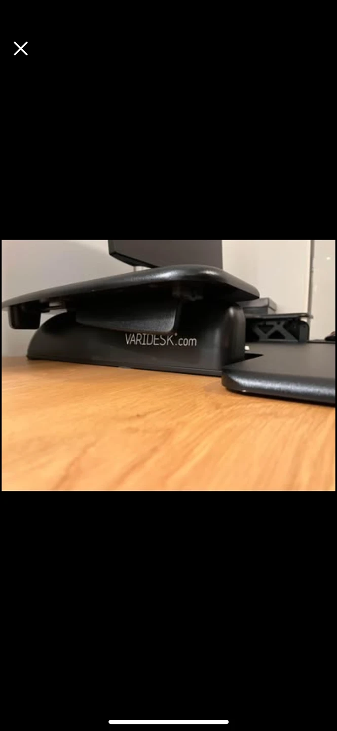 Standing Desk Converter 36" Wide - Black - photo 2