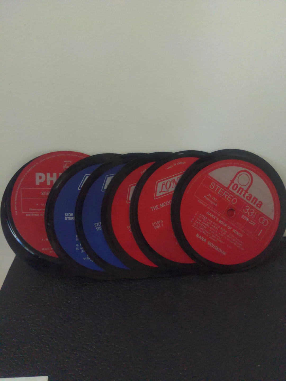 Vinyl Record Coasters
