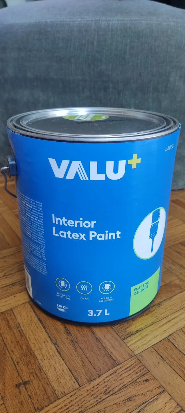VALU+ Interior Latex Paint - White, 3.7 L