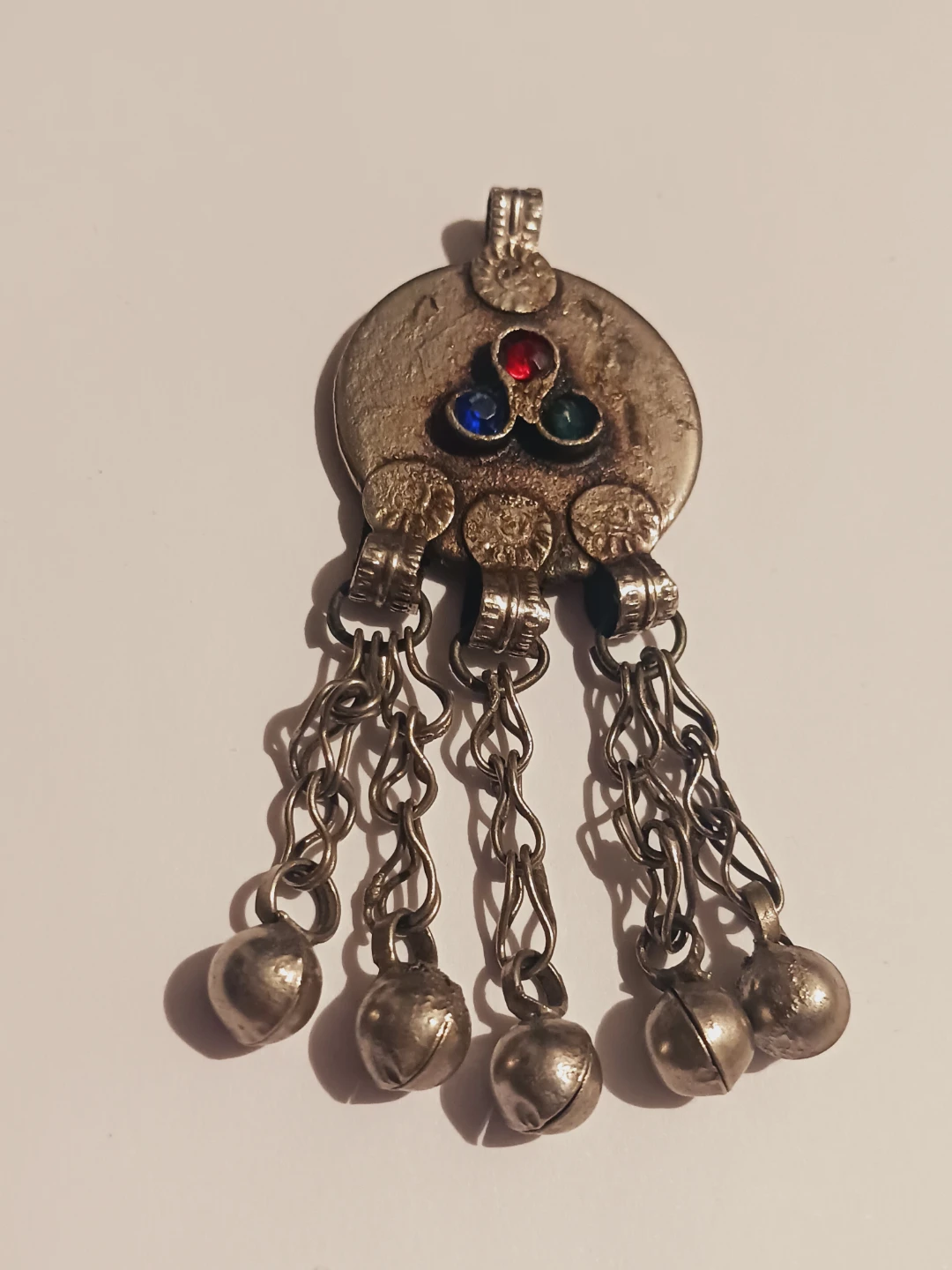 Beautiful Vintage Afghan Ethnic Tribal Kuchi Pendant - photo 4