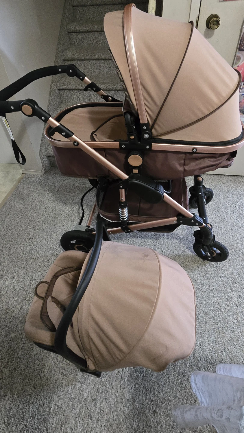 ⚽3-in-1 Newborn Stroller / Pushchair Travel System - photo 3