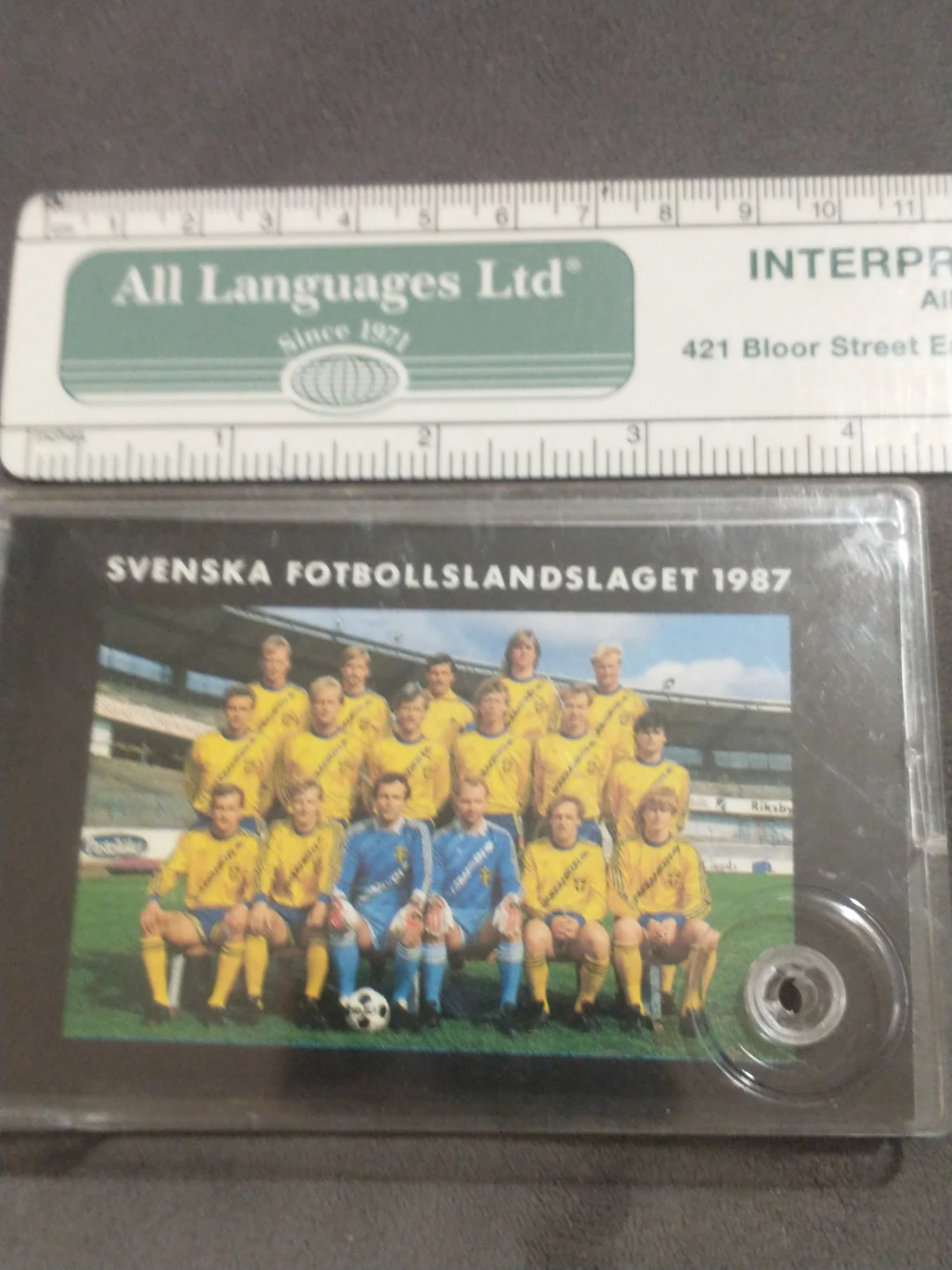 1987 Swedish National Football Team Collectible Cards - photo 5