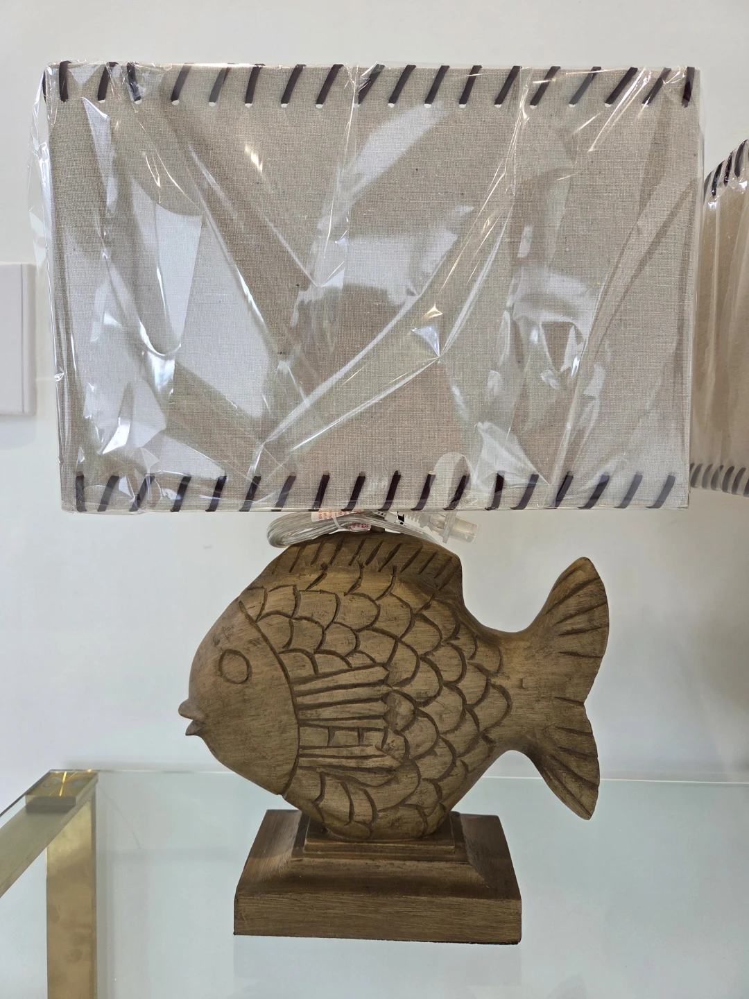 Wooden Fish Table Lamps (Set of 2) - photo 2