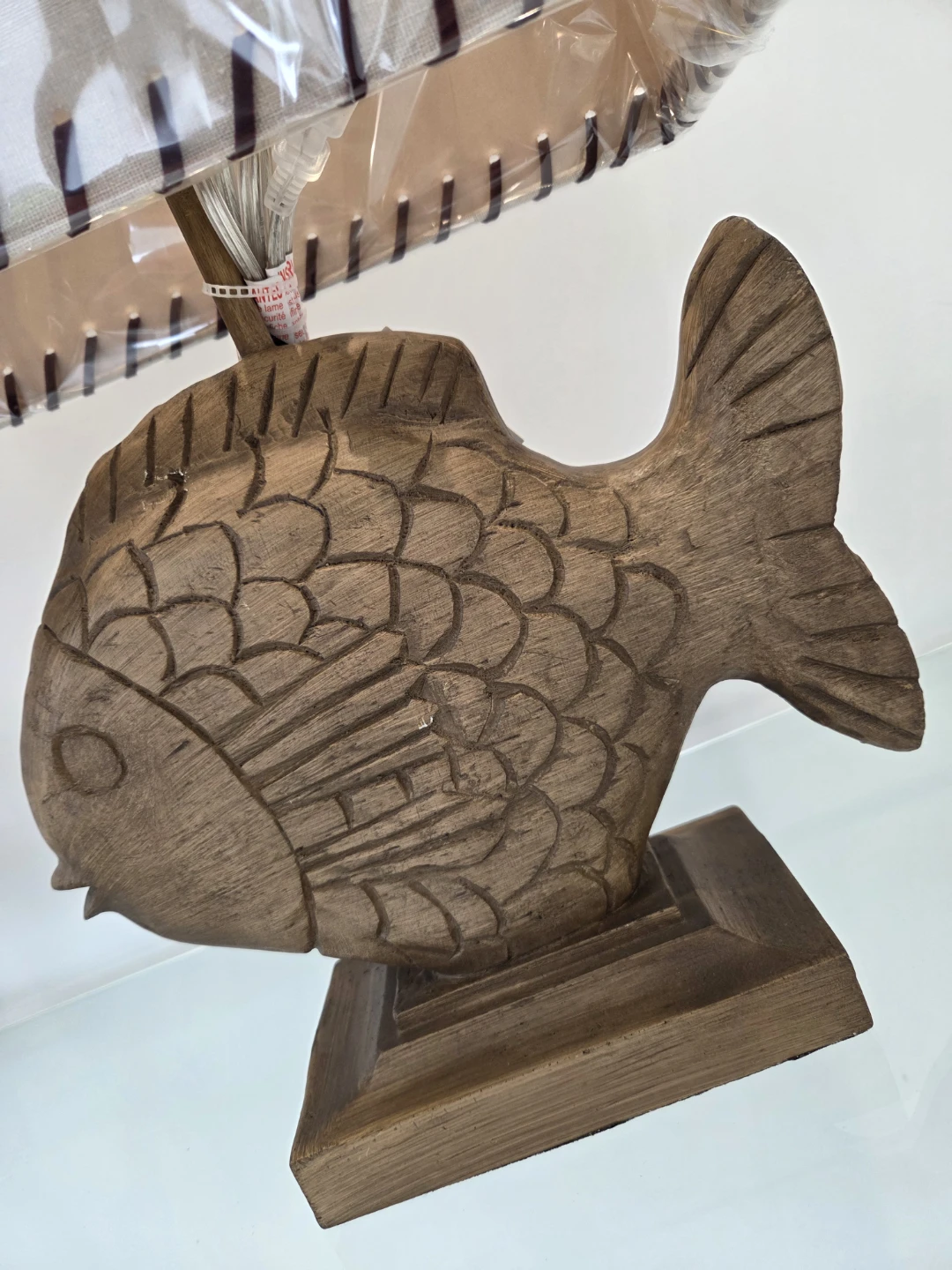 Wooden Fish Table Lamps (Set of 2) - photo 3