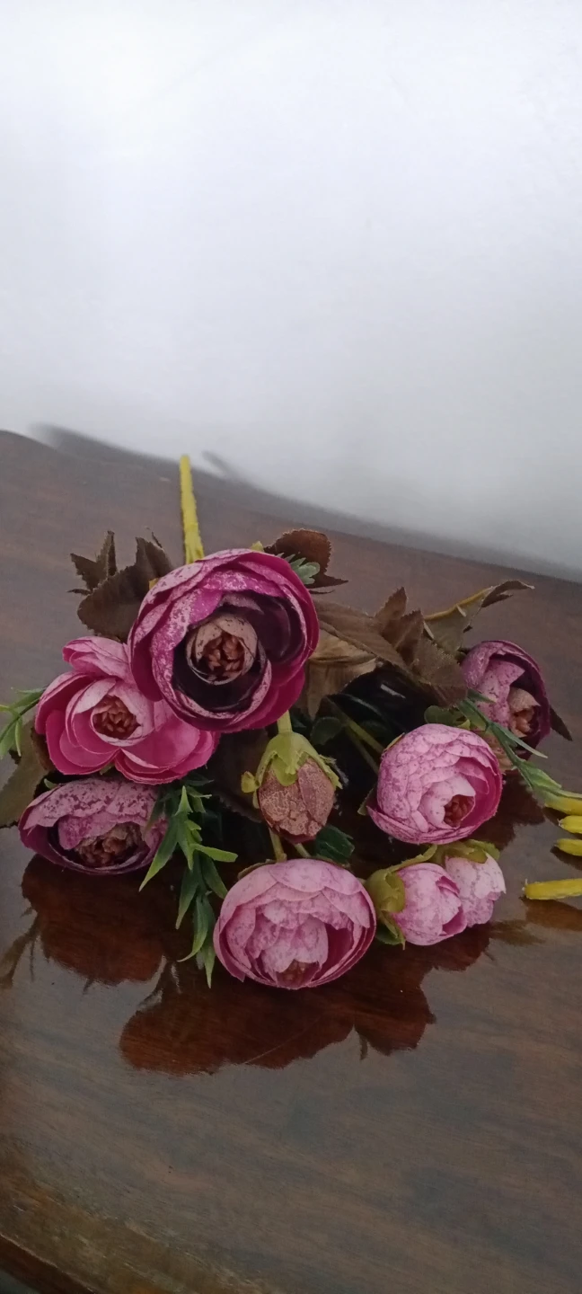 Artificial Pink Rose Bouquet - photo 3
