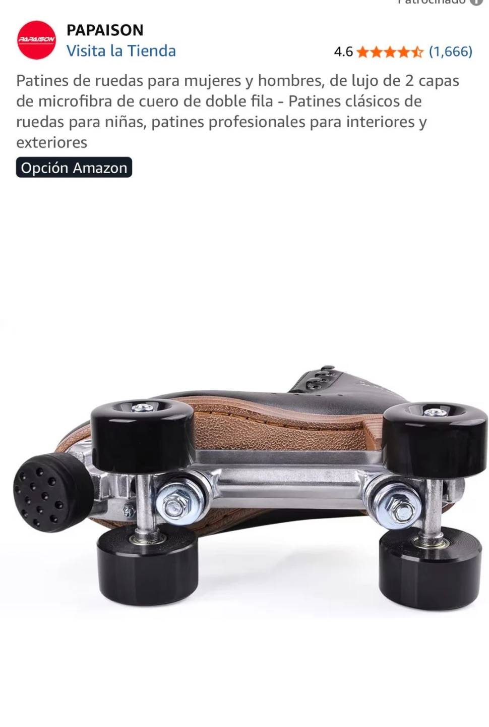 PAPAISON Black Roller Skates - photo 3