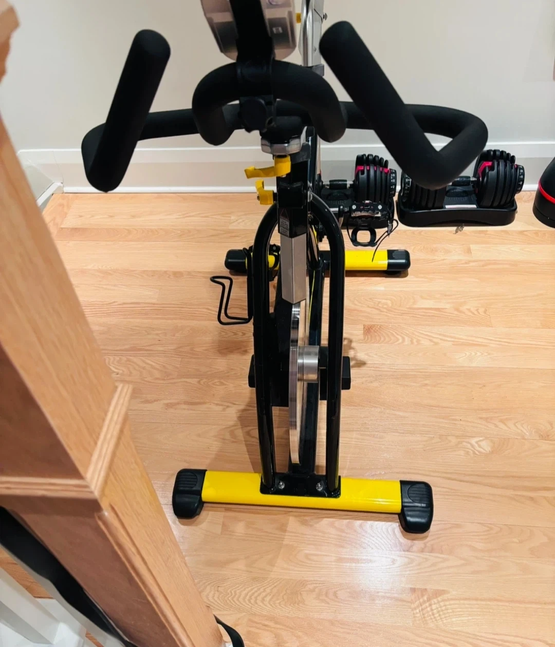 Energetics Spin Bike – Black & Yellow Home Gym Exercise Bike - photo 3