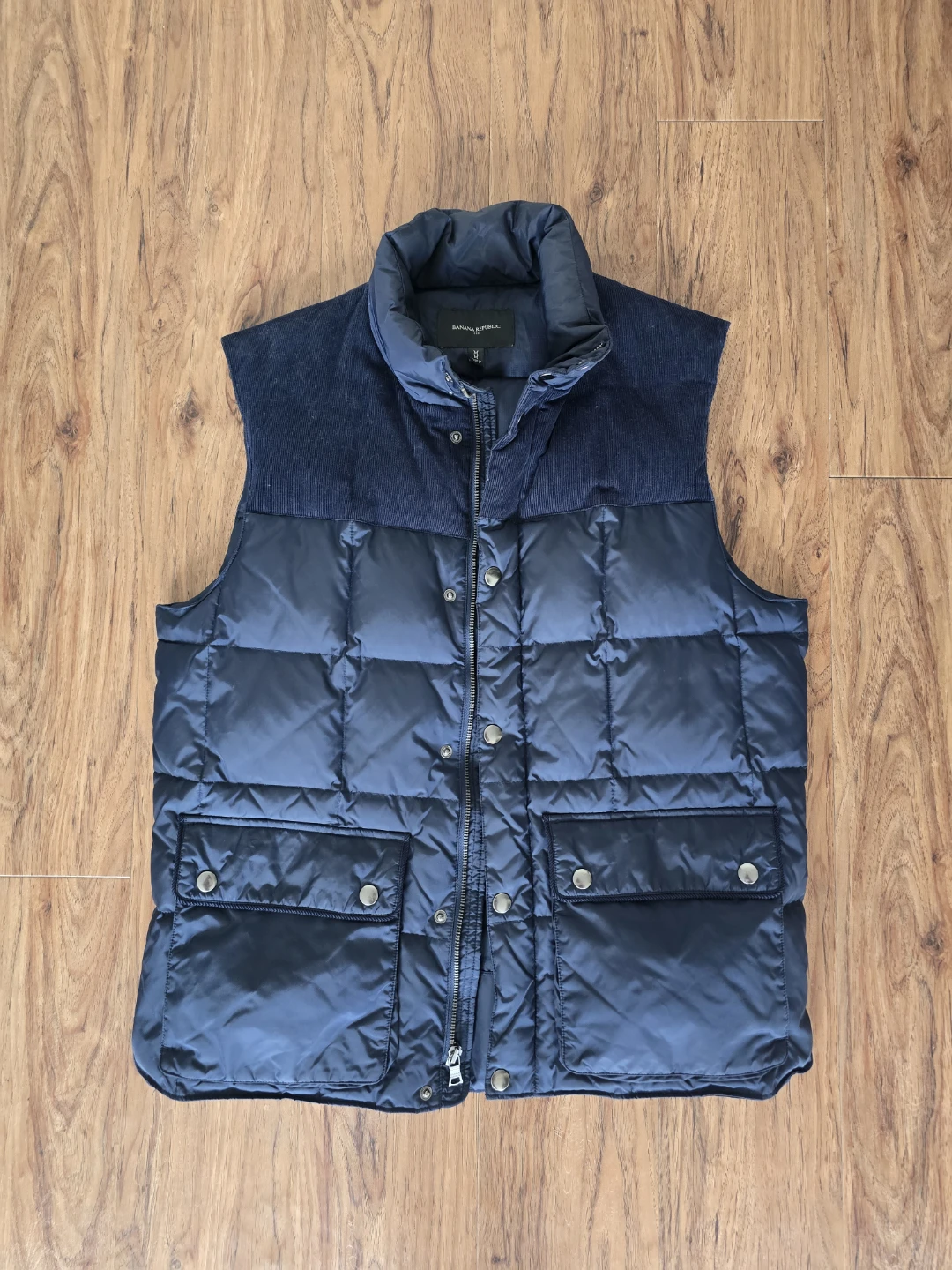 Banana Republic Navy Puffer Vest (M) - photo 2