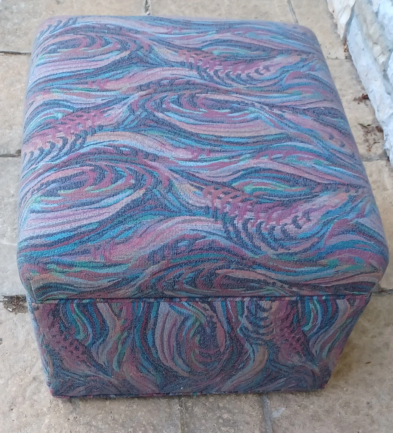 Fabric Ottoman Footstool