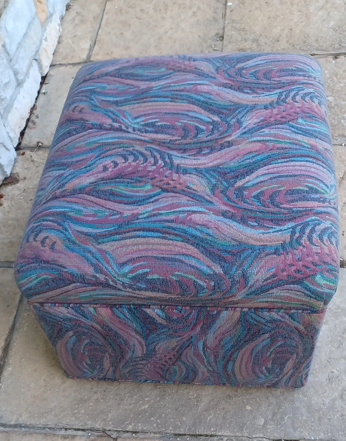 Fabric Ottoman Footstool - photo 2