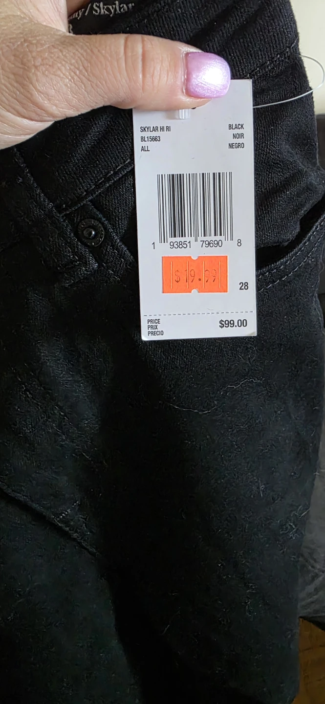 GUESS Skylar Hi Ri Black Skinny Jeans